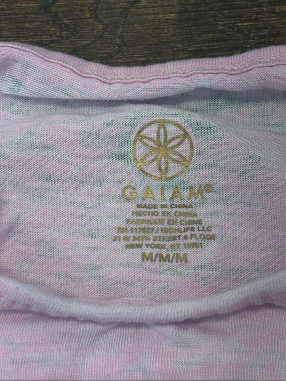 GAIAM Women’s Light Pink Lattice-Shoulder Tank Top Size Medium - Picture 5 of 6